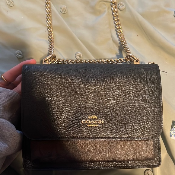 Coach Bags Black And Gold Coach Crossbody Authentic Poshmark